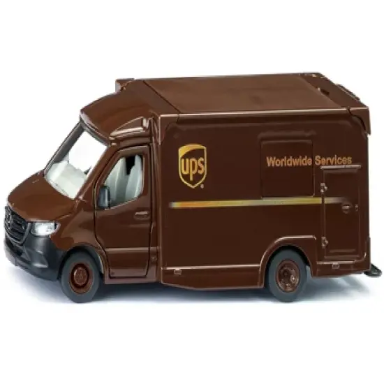 Mercedes-Benz Sprinter Van Brown "UPS Worldwide Services" 1/50 Diecast Model Car by Siku image {1}