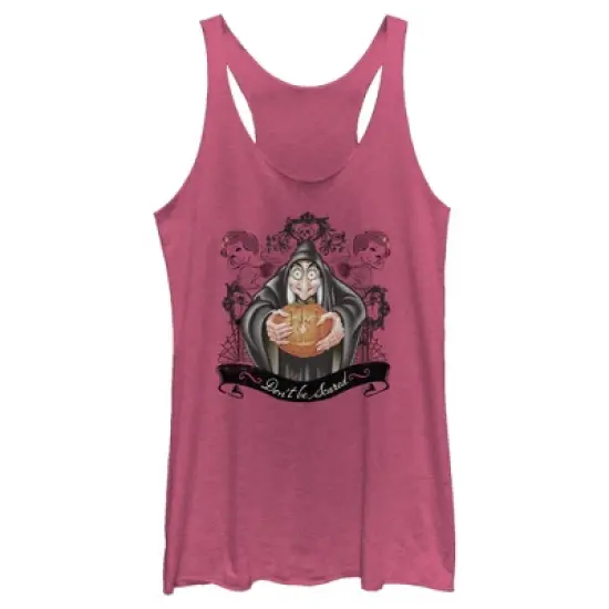 Women's Snow White and the Seven Dwarves Evil Queen Pumpkin Racerback Tank Top image {4}