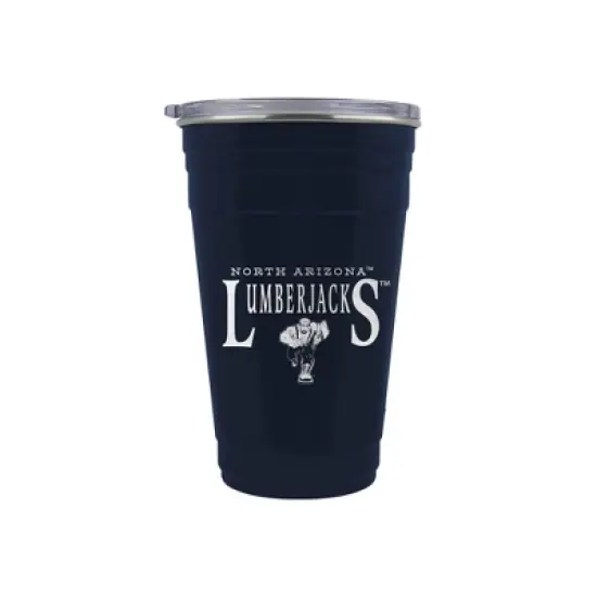 NCAA Northern Arizona Lumberjacks Tailgater Tumbler - 22oz: Stainless Steel, Acrylic Lid image {2}