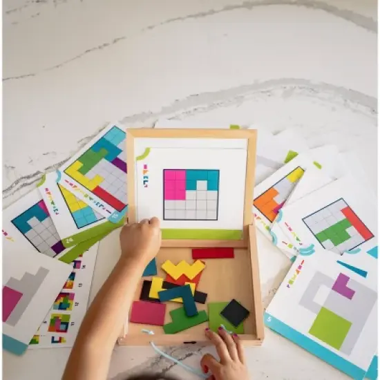 Chuckle & Roar Magnetic Wooden Logic Kids Puzzles - 41pc image {5}