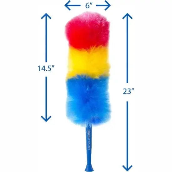 Kitchen + Home Rainbow Static Duster - 23" Electrostatic Feather Duster image {5}
