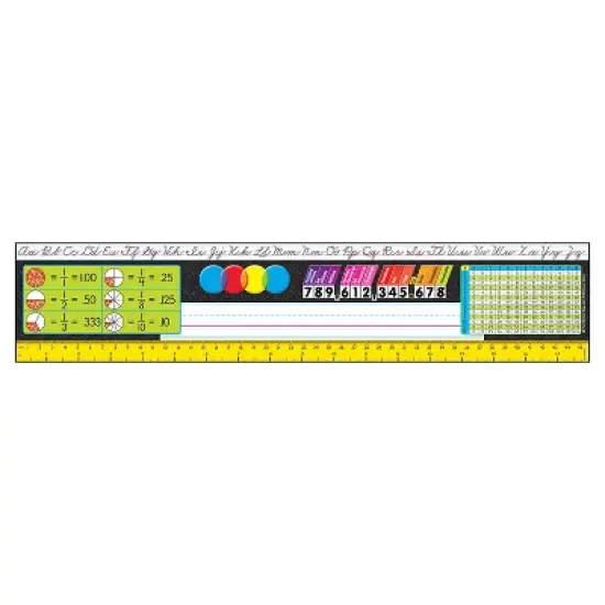 TREND Zaner-Bloser Desk Toppers&reg; Reference Name Plates, Grades 3-5, 36 Per Pack, 3 Packs image {1}