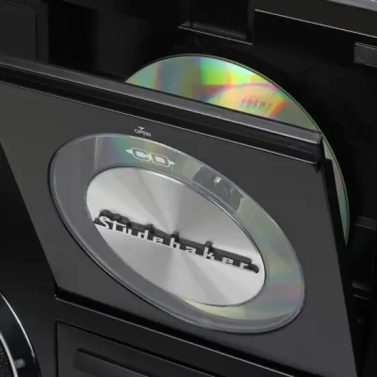 Studebaker SB2140 Sound Station Portable Stereo Boombox with Bluetooth, CD, AM/FM Radio and Cassette Player/Recorder image {2}