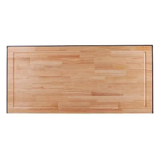 Waymore Stationary Kitchen Island Gray - Aiden Lane image {4}