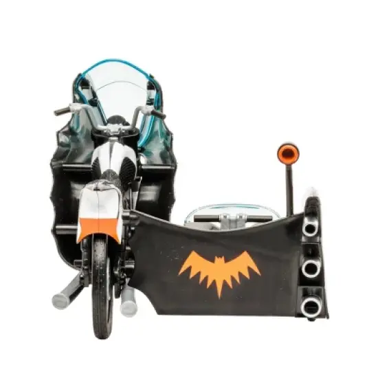 DC Retro Batman 66 Batcycle with Sidecar Vehicle Accessory image {3}
