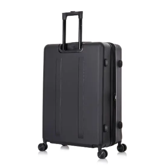 InUSA Elysian Lightweight Hardside Large Checked Spinner Suitcase image {4}