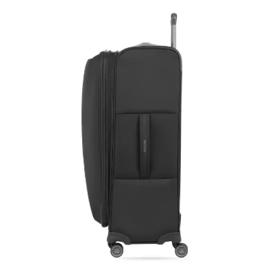 SWISSGEAR Checklite Softside Large Checked Suitcase - Black: 8-Wheel Tear-Resistant Luggage image {8}