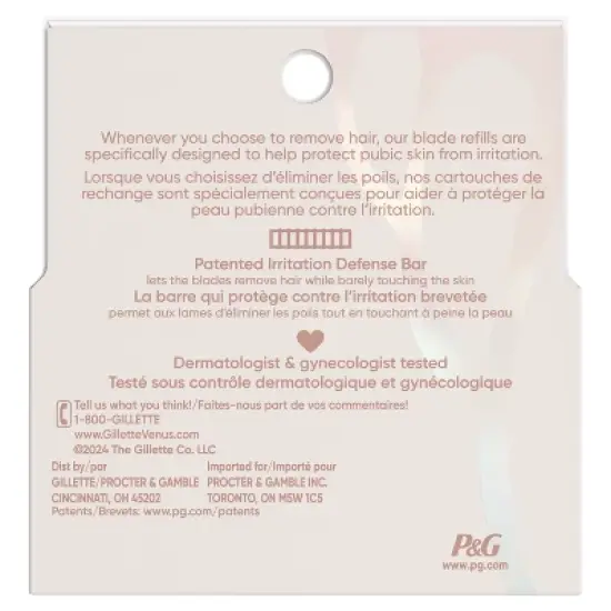 Venus Intimate Grooming Razors for Women Blade Refills image {7}