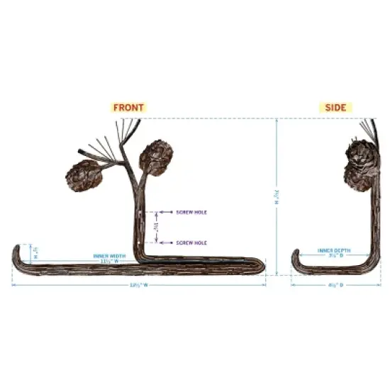 Park Designs Tall Pines Paper Towel Holder image {3}