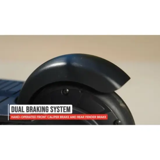 Razor Power Core XLR100 Electric Scooter for Kids Ages 8+, 120lb Max Weight, Pink &ndash; 11 Mph, 35-Min Run Time, Thumb-Activated Throttle, Pneumatic Tire image {3}