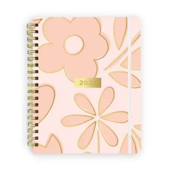 lake + loft Soft Botanical Blush 12-month 2025 Reverie Planner image {8}