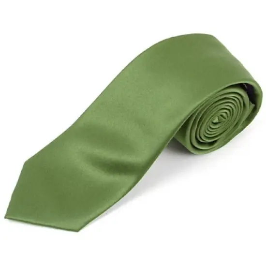 Men's Solid Color 2.75 Inch Wide And 57 Inch Long Slim Neckties image {38}