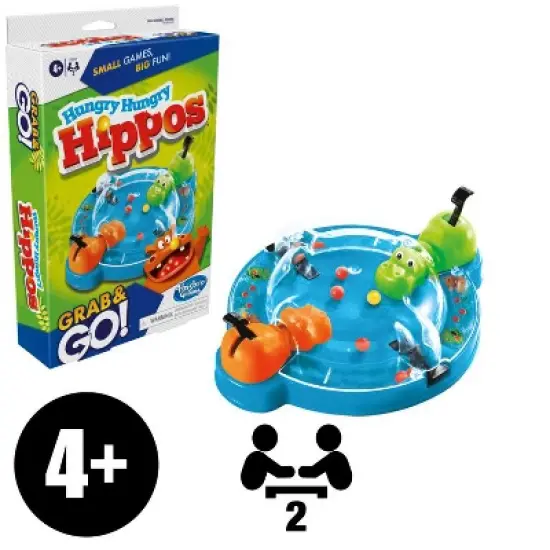 Hungry Hippos Grab and Go Game image {3}