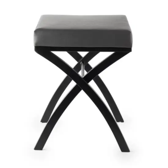 Onda Vanity Seat Matte Black/Gray - Better Living Products image {1}