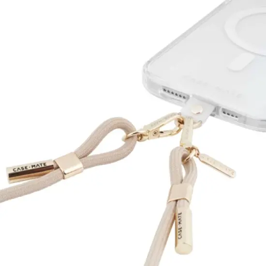 Case-Mate Crossbody Phone Rope - Taupe: Compatible with Android & iPhone Models image {1}