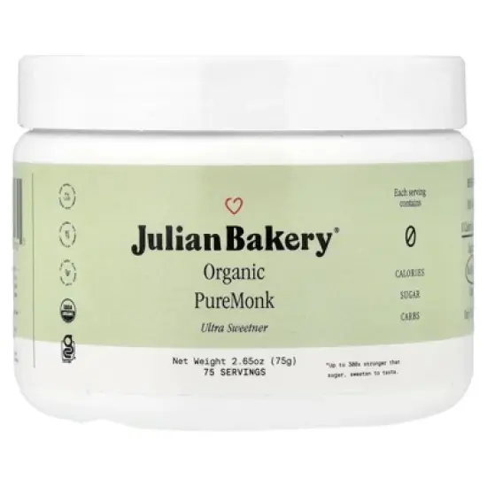 Julian Bakery Organic PureMonk Ultra Sweetener, 2.65 oz (75 g) image {4}