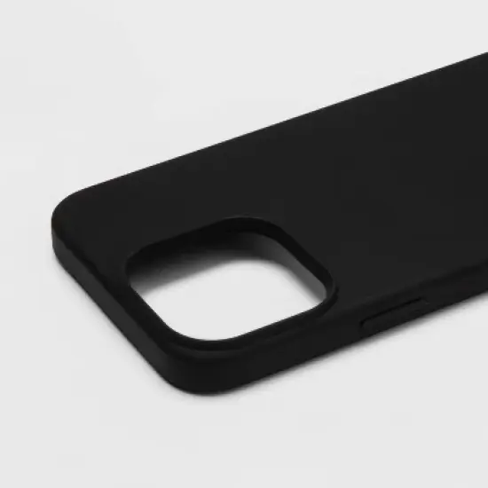 Apple iPhone 13 Pro with Magnetic Case - heyday&trade; Black: Lightweight Silicone Protective Cover image {1}