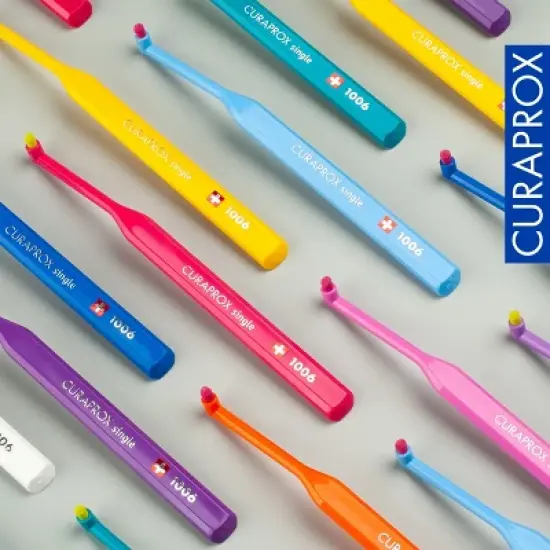 Curaprox CS 1006, Single-Tuft Toothbrush for Precision Gumline Care image {5}