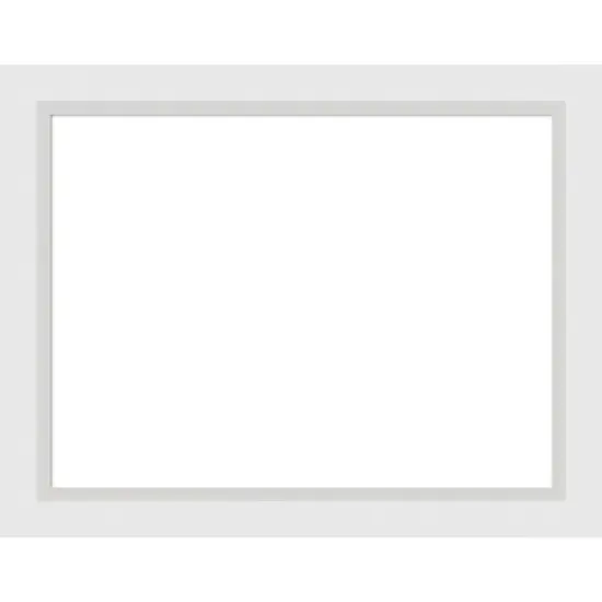 Amanti Art Blanco White Framed Dry Erase Magnetic Board image {11}