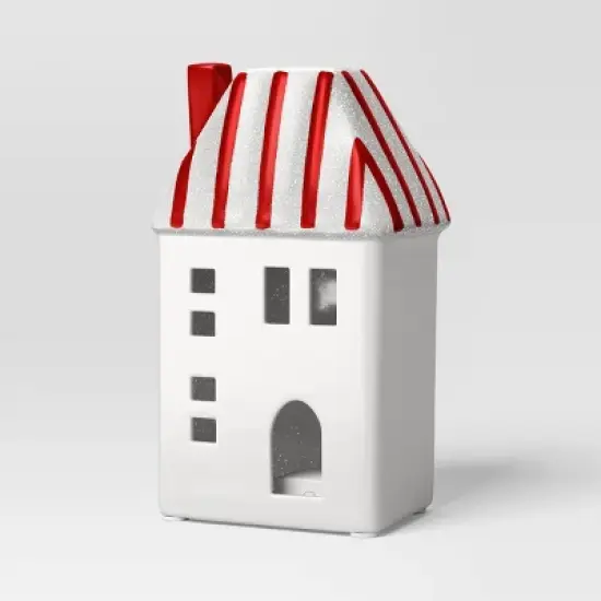 6.25" Christmas Lit Ceramic house - Wondershop&trade; image {2}