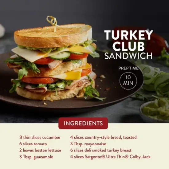 Sargento Ultra Thin Natural Colby-Jack Cheese Slices - 7.6oz/20 slices image {3}