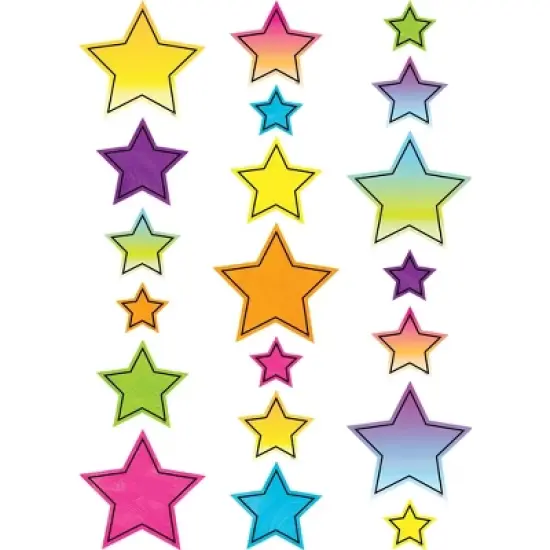 Teacher Created Resources&reg; Brights 4Ever Star Accents, Assorted Sizes, 60 Per Pack, 3 Packs image {3}