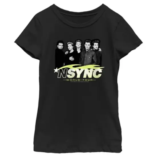 Girl's NSYNC World Tour Poster T-Shirt image {3}