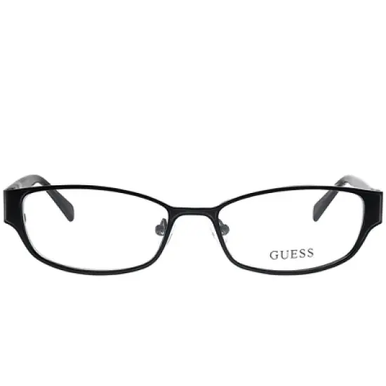 Guess GU 2412 Blk Unisex Rectangle Eyeglasses Black 52mm image {1}