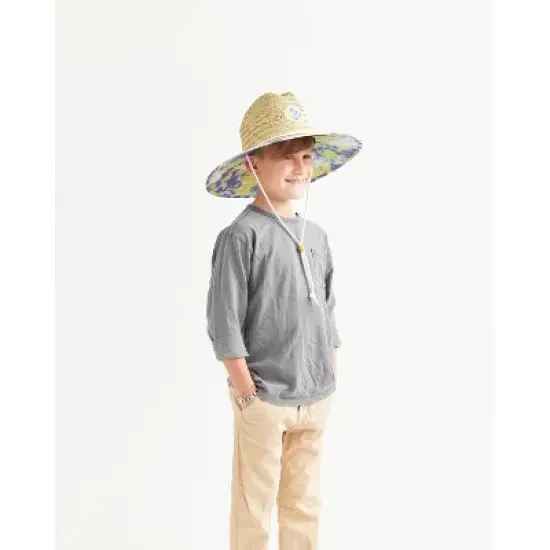 Hemlock Dylan Straw Lifeguard Hat Big Kids image {5}