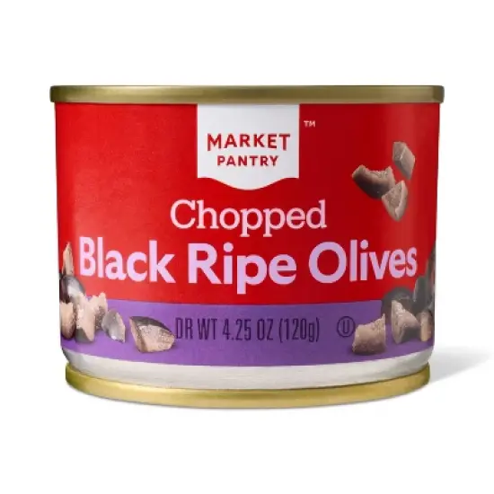 Chopped Black Ripe Olives - 4.25oz - Market Pantry&trade; image {4}