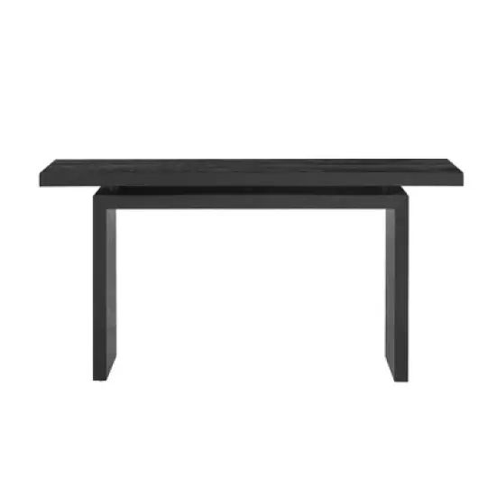 Ash Veneer Console Table, Modern Simple Style, Featuring Clever Tabletop Design, Suitable for Entryway, Hallway, Living Room, Foyer image {5}