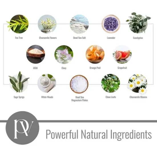 Pavelle Magnesium Dead Sea Salts for Soaking Muscles - 3 lb (48 oz) image {1}