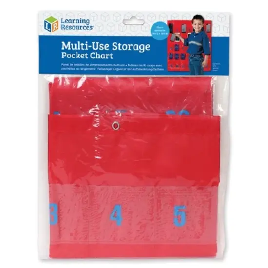 Learning Resources Calculator Storage Pocket Chart image {4}