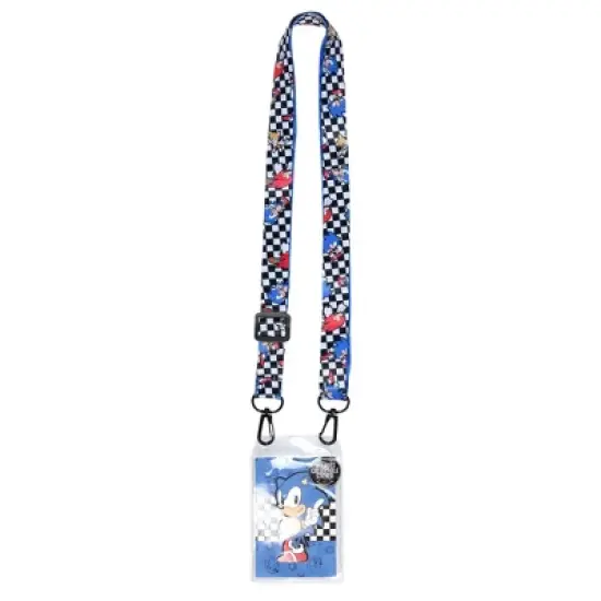 Sonic The Hedgehog Lanyard ID BadgeHolde With Multi Uses image {5}