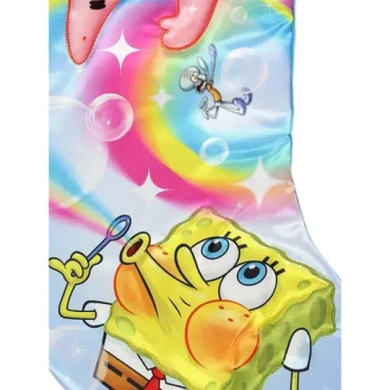 Kurt Adler Spongebob Squarepants Rainbow Christmas Stocking, 19" image {2}