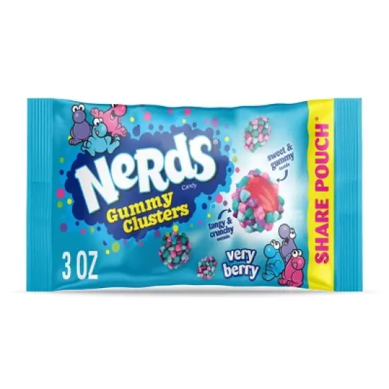 Nerds Gummy Clusters Very Berry Candy - 3oz image {10}
