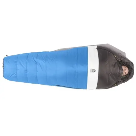 Sierra Designs Synthesis 25 Degree Fahrenheit Long Sleeping Bag - Blue image {4}