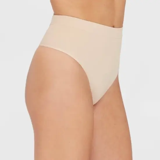 ASSETS by SPANX Women's All Around Smoothers Thong image {1}