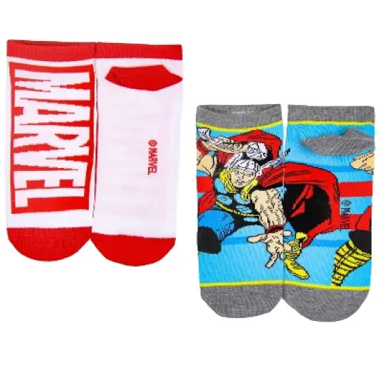 Marvel Avengers Men's 12 Days of Socks Crew and Ankle Character Designs 12-Pack Multicoloured image {4}
