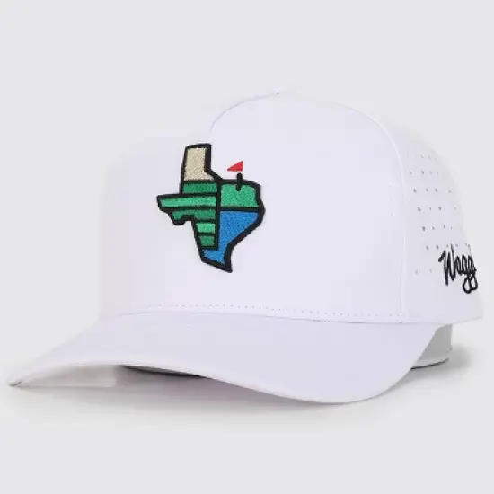 Waggle Adult Polyester Baseball Hat - Texas Golf image {1}