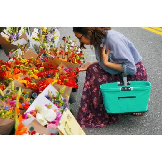 Rsvp Market Basket - Turq. image {8}