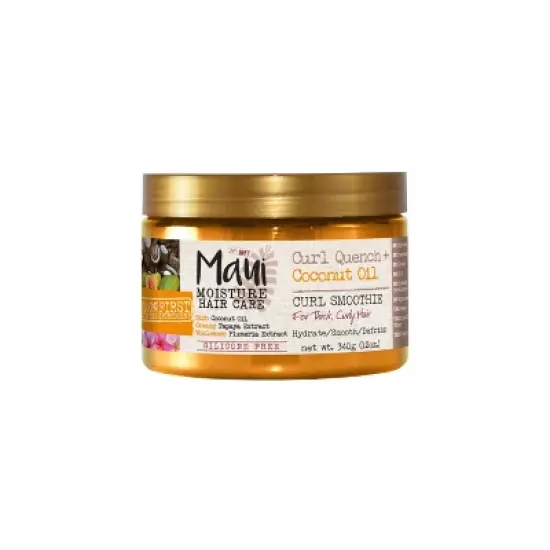 Maui Moisture Coconut Oil Curl Quench Smoothie Curl Enhancer - 12oz image {7}