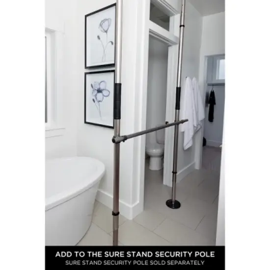 Signature Life Horizontal Grab Bar Accessory for the Sure Stand Security Pole image {1}