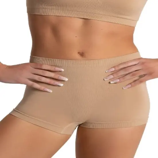 Capezio Women's Seamless Boy Cut Short image {5}