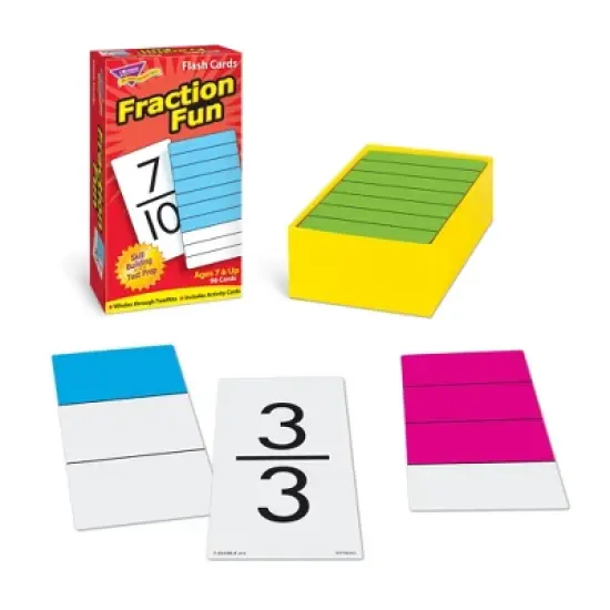 TREND Fraction Fun Skill Drill Flash Cards image {2}
