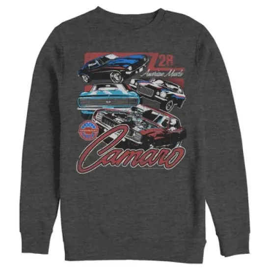 Men's General Motors Camaro Z28 American Muscle Defined Distressed Sweatshirt image {3}