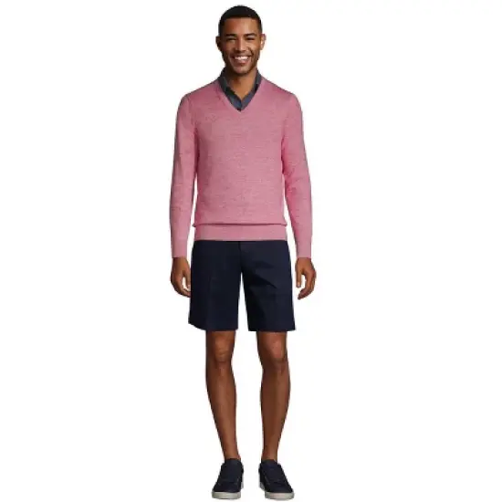 Lands' End Men's Big and Tall Comfort Waist 9" No Iron Chino Shorts image {3}