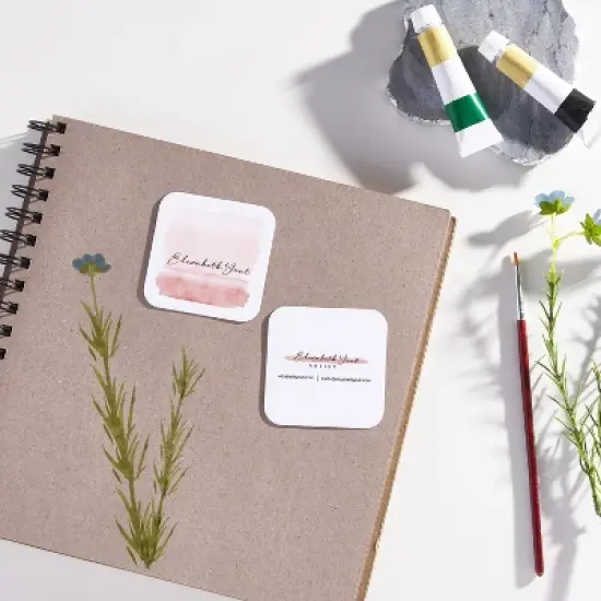 Avery Clean Edge Printable Square Cards with Sure Feed Technology, Rounded Corners, 2.5" x 2.5", White, 180 Blank Cards for Inkjet Printers (35702) image {8}