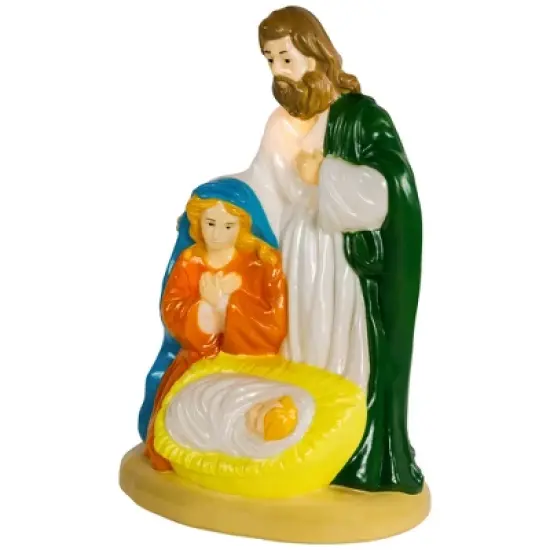 Northlight Lighted Nativity Scene Blow Mold Outdoor Christmas Decoration - 34" image {3}