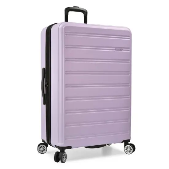 Travel Select Snowcreek Matte 30" Large Checked Hardside Spinner Suitcase image {4}